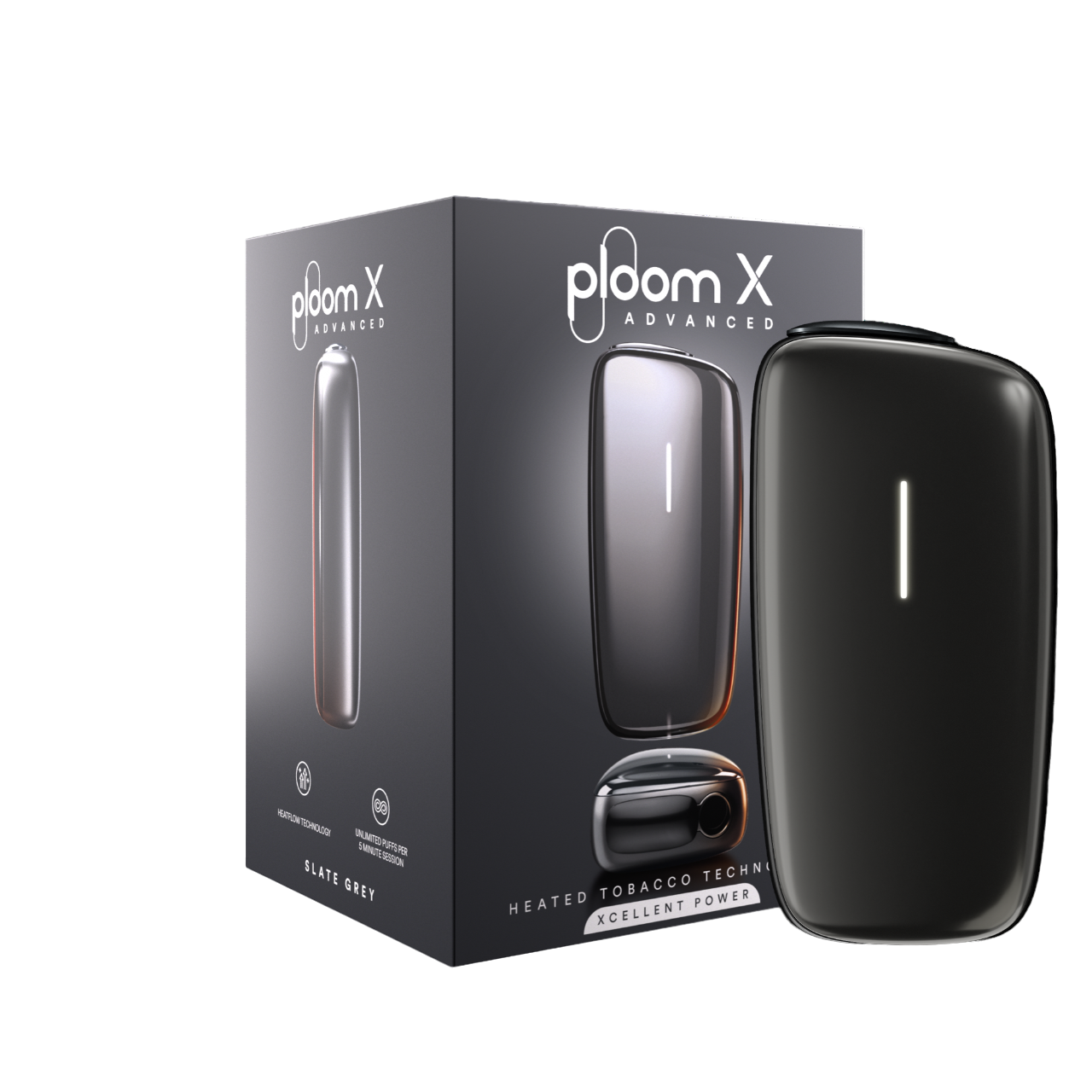 Ploom X Advanced Slate Grey Kit Tabakerhitzer