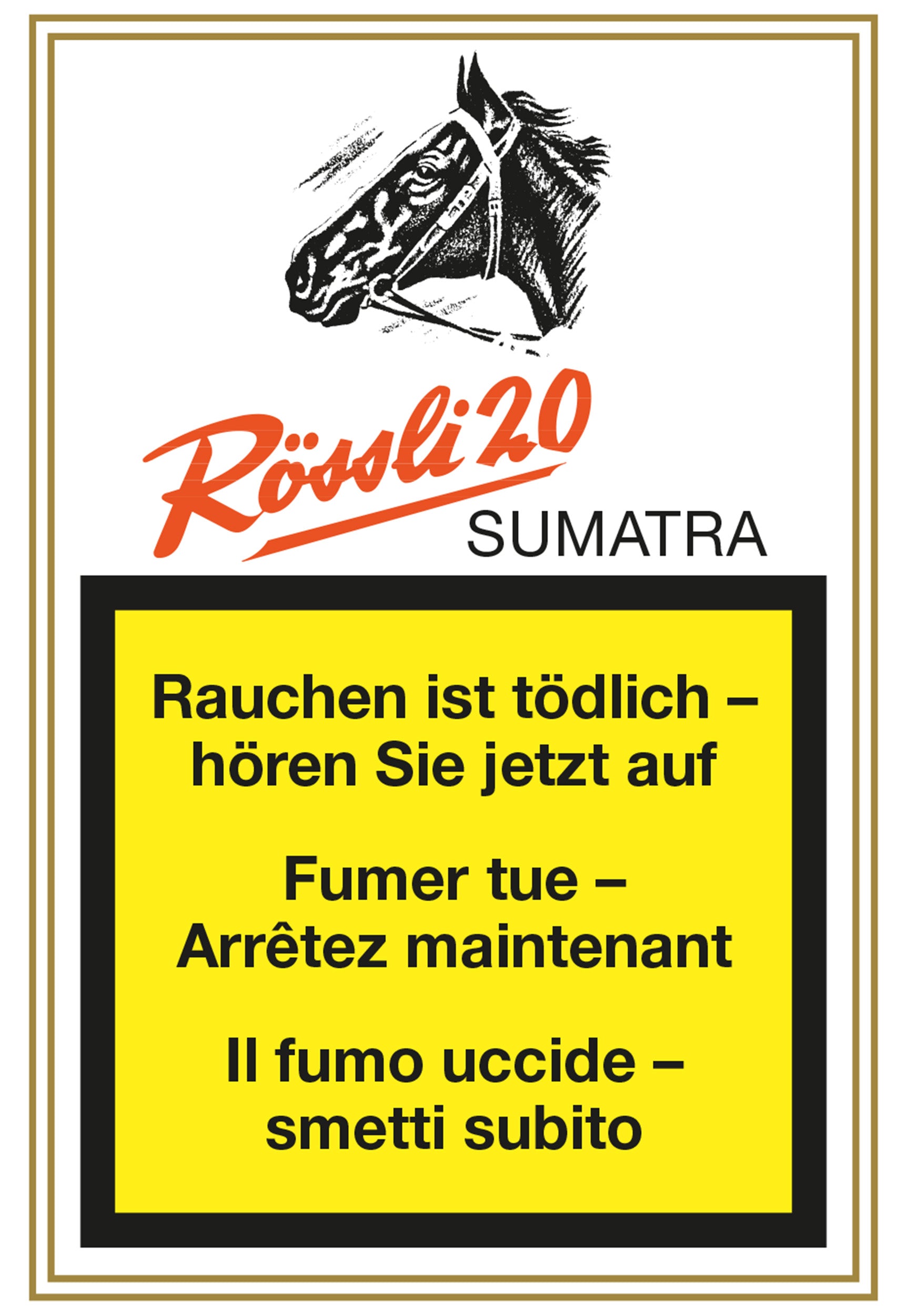 Rössli 20 Sumatra Zigarren