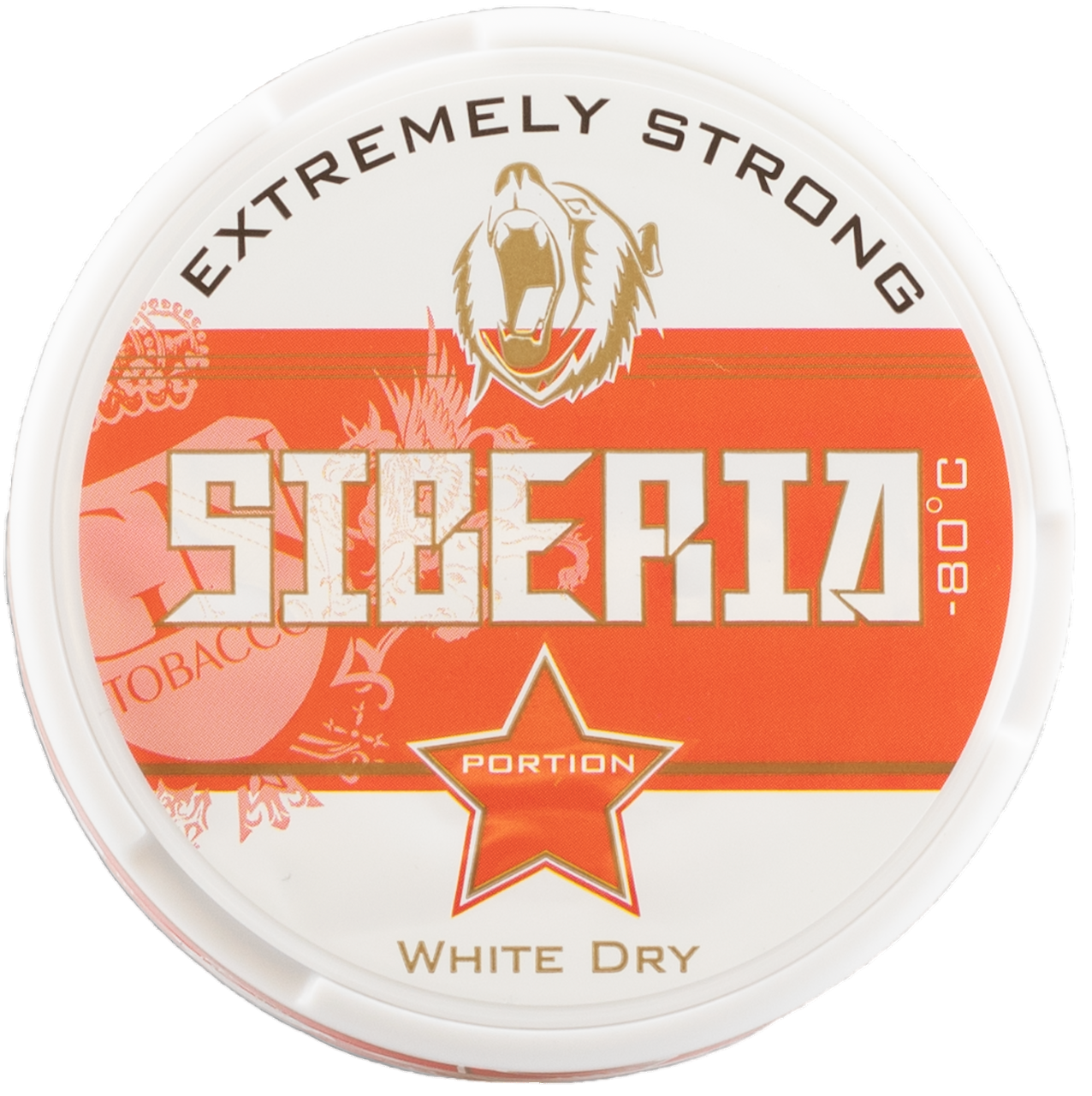 Siberia -80 Degrees Red White Dry Slim 13g Snus