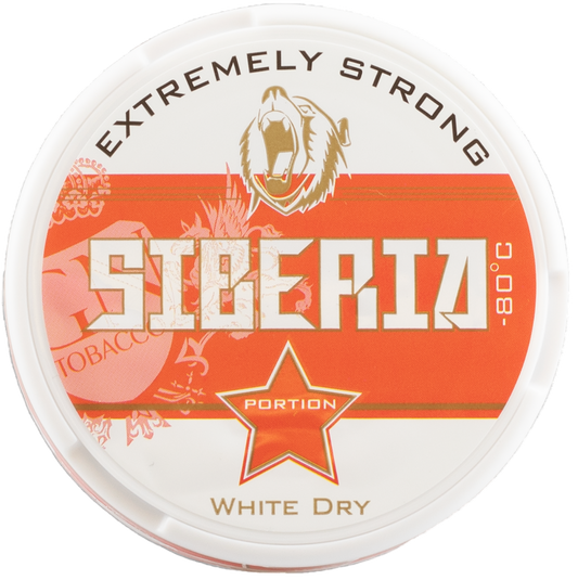 Siberia -80 Degrees Red White Dry Slim 13g Snus