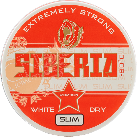 Siberia -80 Degrees Red White Dry Slim 13g Snus