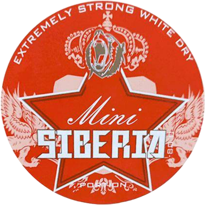 Siberia Red White Dry Mini 9g Snus