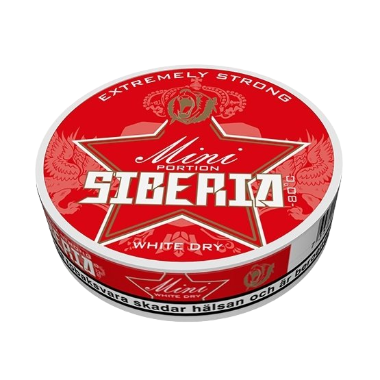 Siberia Red White Dry Mini 9g Snus