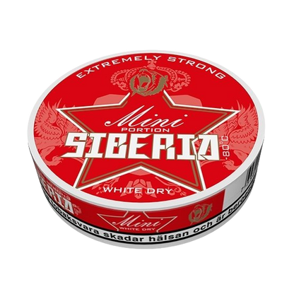 Siberia Red White Dry Mini 9g Snus