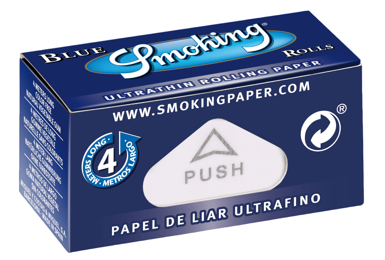 Zigarettenpapier Smoking Blau Rolls