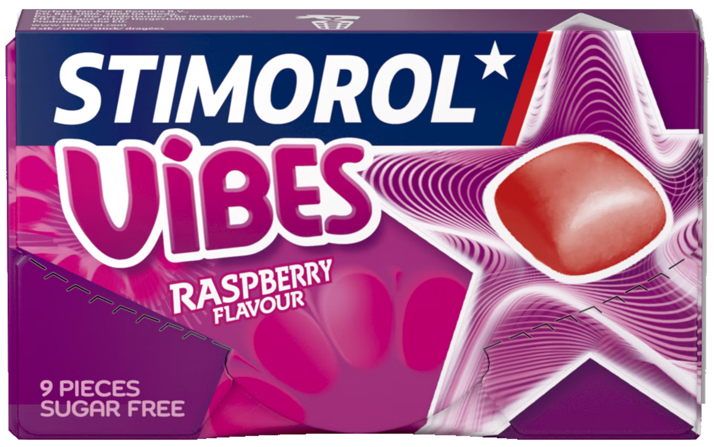 Stimorol Kaugummis Vibes Raspberry 21g