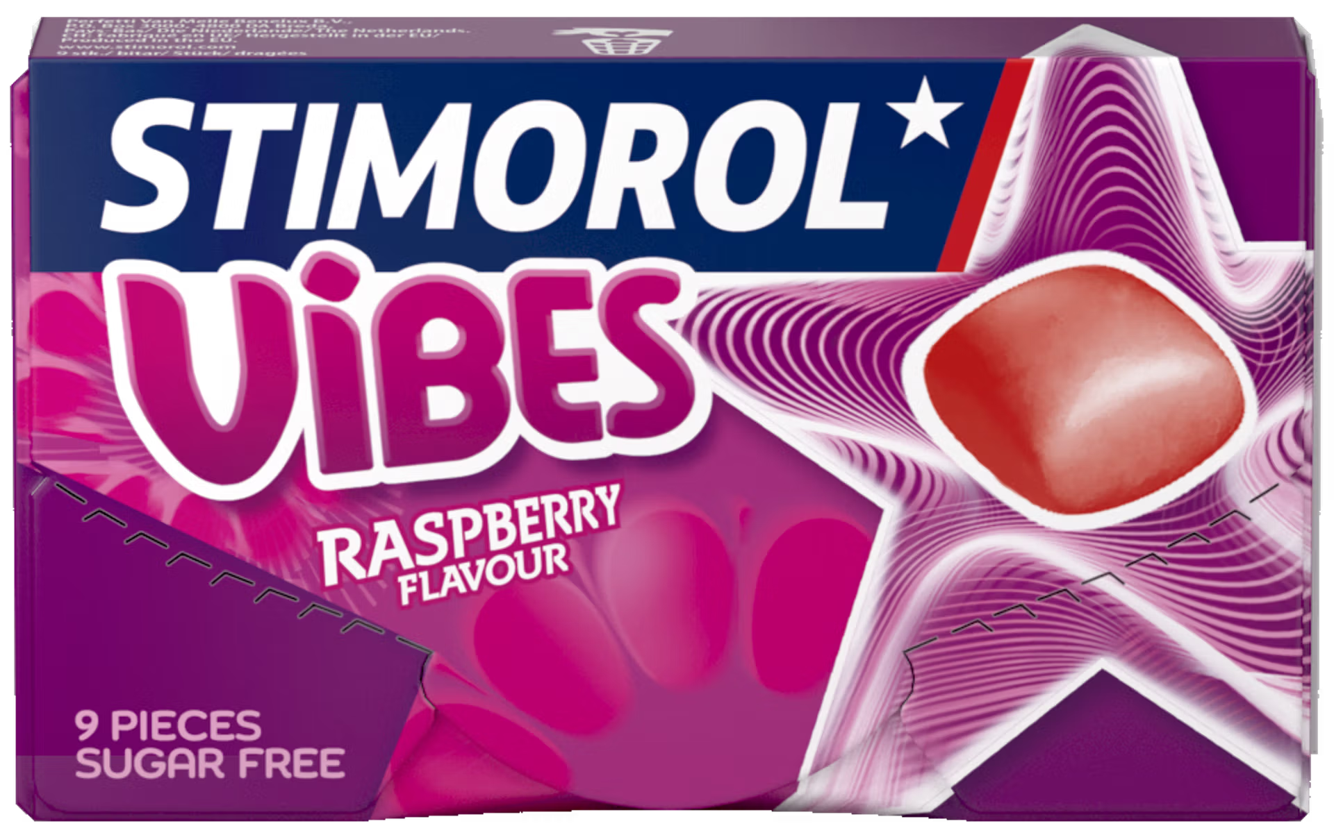 Stimorol Kaugummis Vibes Raspberry 21g
