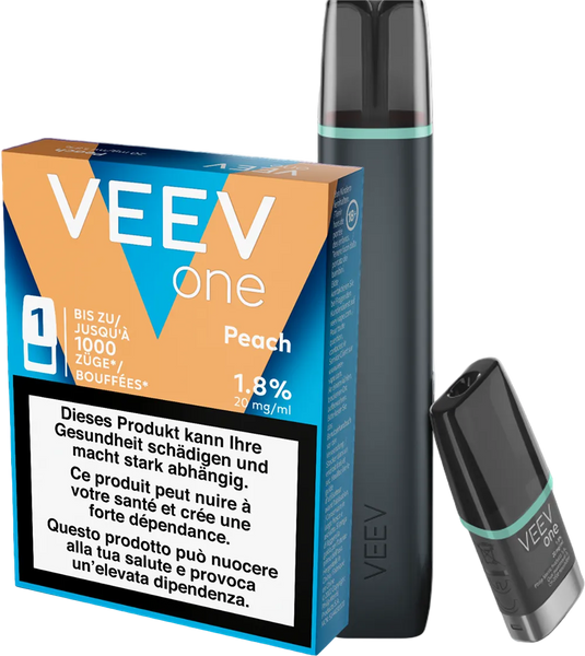 geekvape aegis solo 3 istruzioni VEEV Starter Kit Blue Mint + Peach Pod – k kiosk Tabakshop