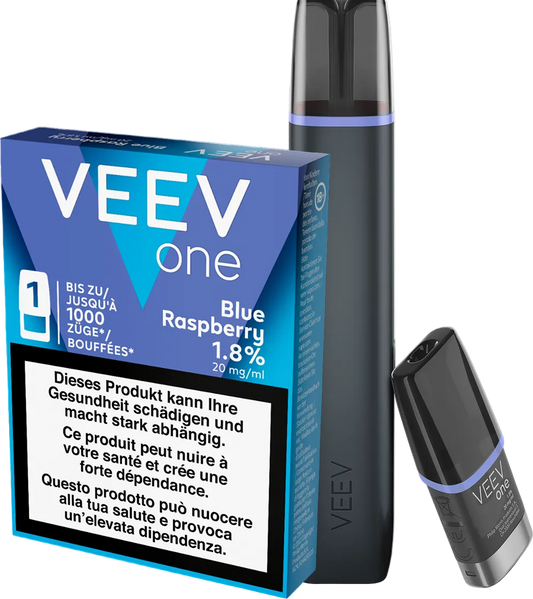 VEEV Starter Kit Blue Raspberry + Blue Raspberry Pod