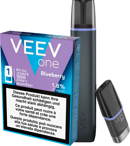 VEEV Starter Kit Blue Raspberry + Blueberry Pod