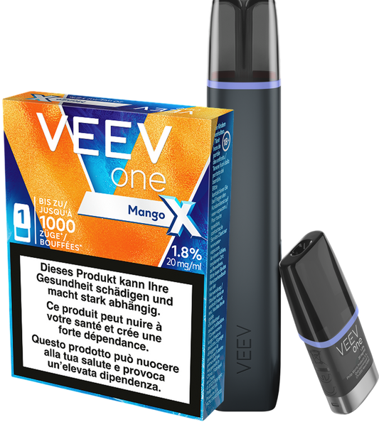 VEEV Starter Kit Blue Raspberry + Mango Extra Pod