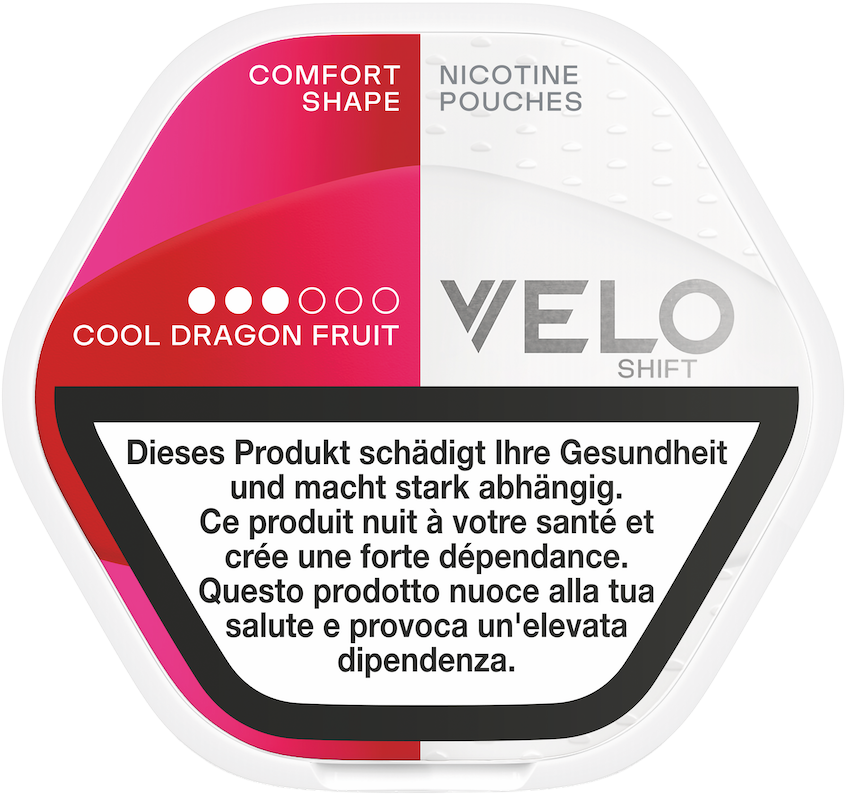 VELO Shift Cool Dragon Fruit 8mg Nicotine Pouches