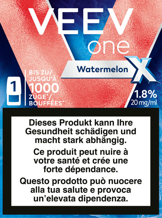 Veev One Watermelon Extra Pod 20mg für E-Zigaretten