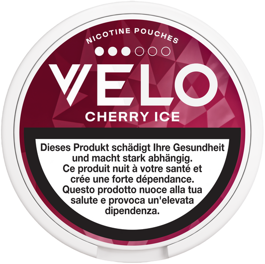 Velo Cherry Ice 10mg Nicotine Pouches