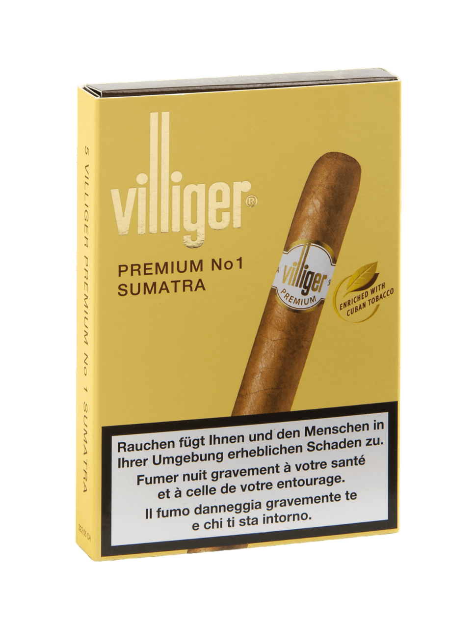 Villiger Premium No. 1 Sumatra 5 Stück Cigar