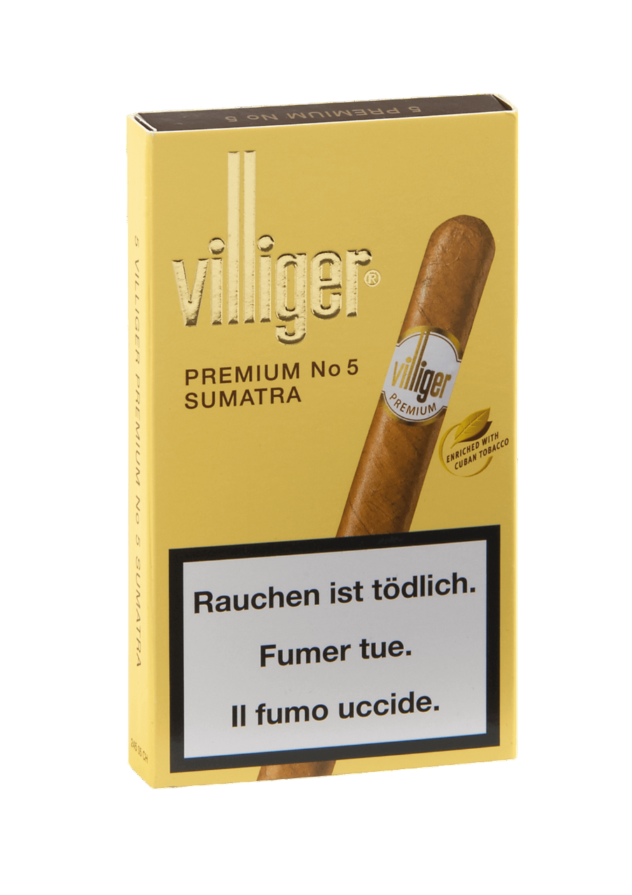 Villiger Premium No. 5 Sumatra 5 Stück Zigarren