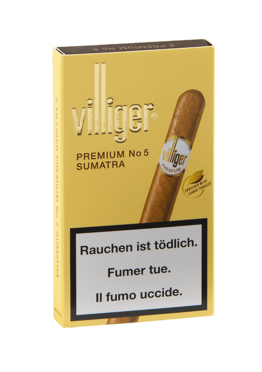 Villiger Premium No. 5 Sumatra 5 Stück Zigarren