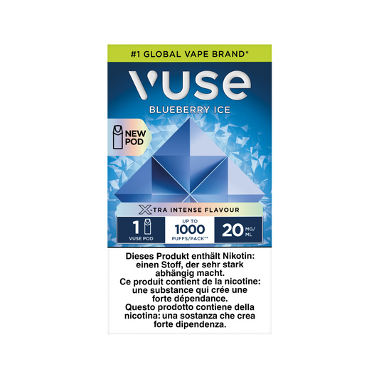 Vuse 1000 Blueberry Ice 20mg Vape