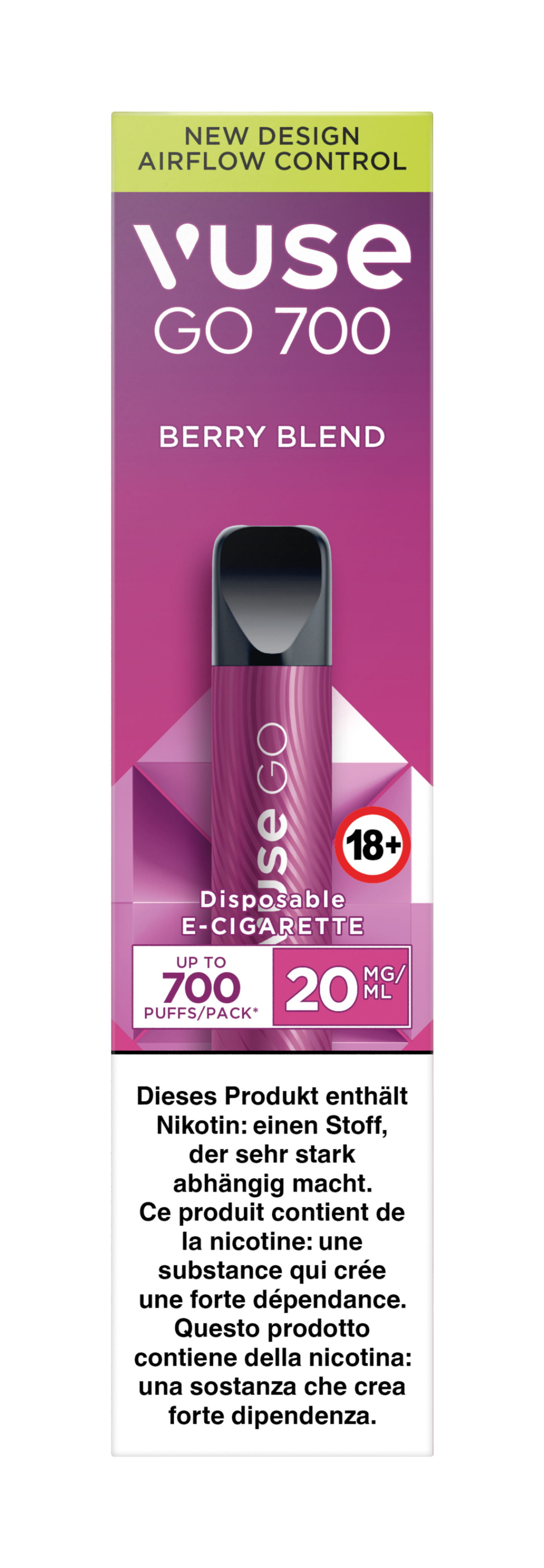 Vuse Go 700 Berry Blend 20mg Vape