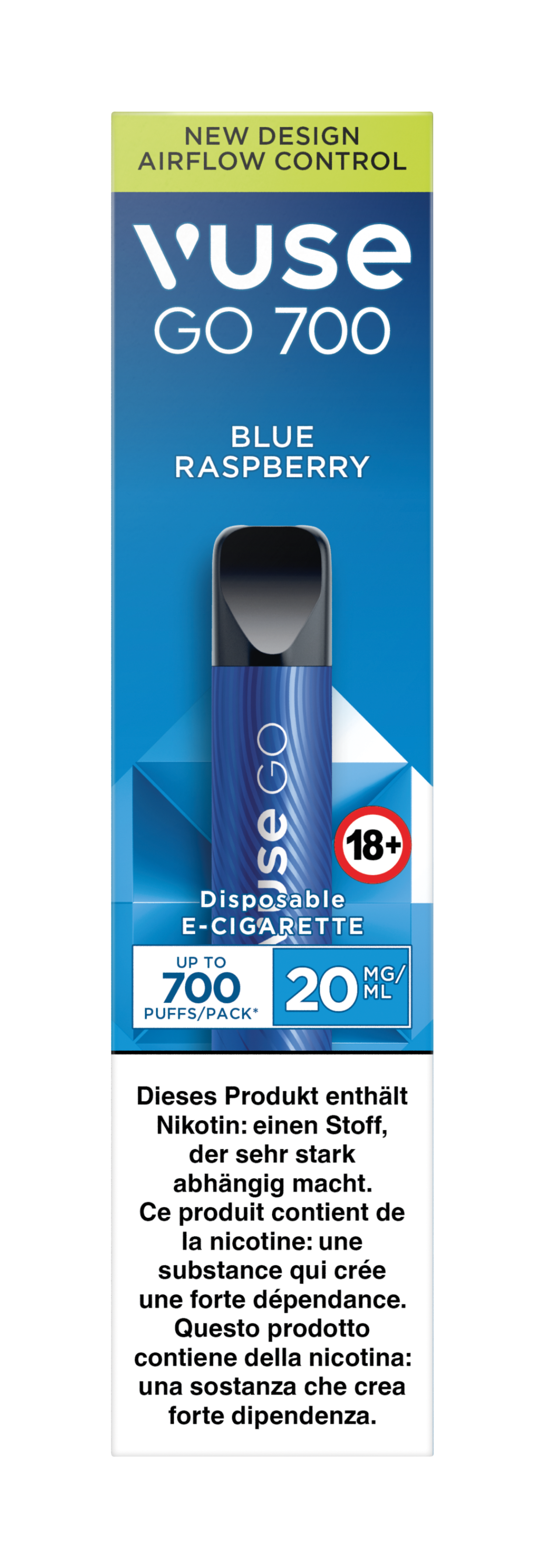 Vuse Go 700 Blue Raspberry 20mg Vape