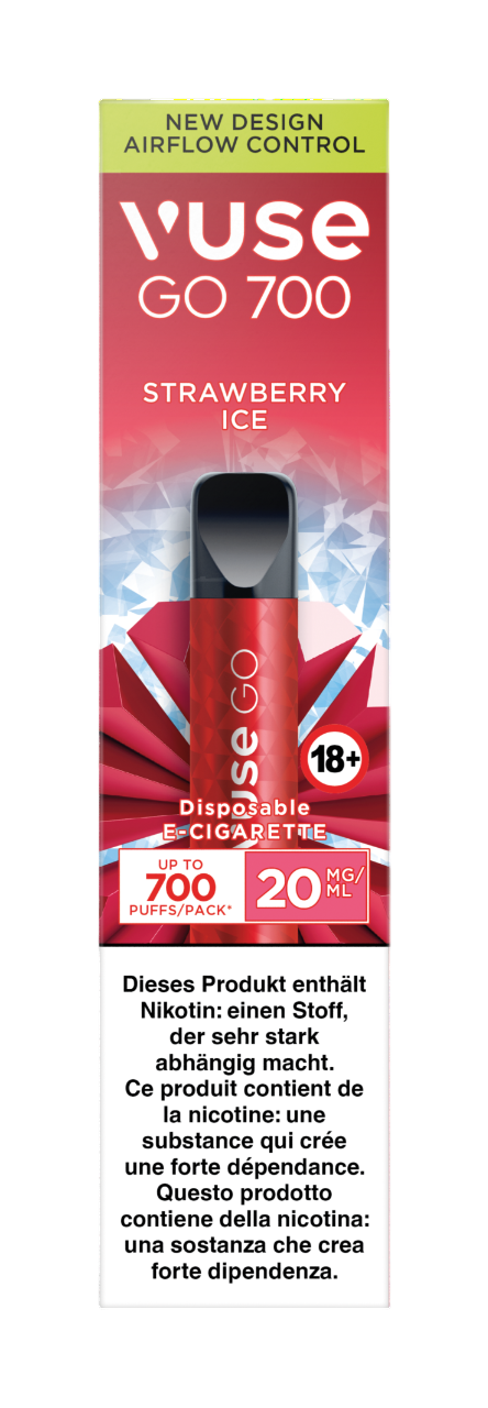 Vuse Go 700 Strawberry Ice 20mg Vape