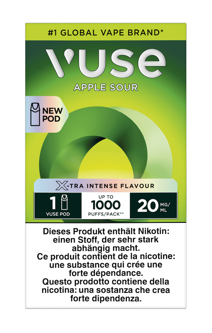 Vuse Pod Apple Sour 20mg Vape