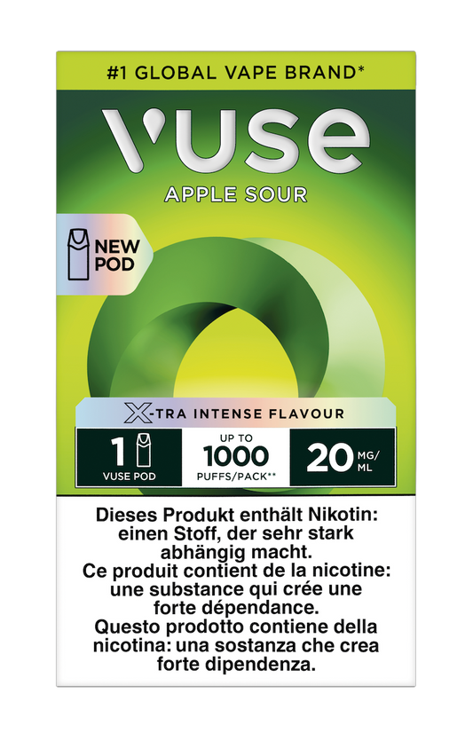 Vuse Pod Apple Sour 20mg Vape