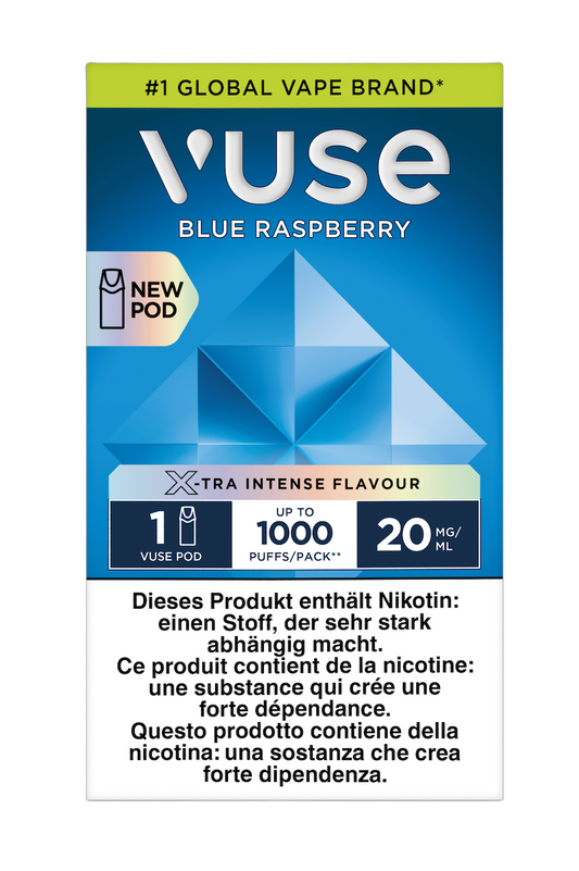 Vuse Pod Blue Rasperry 20mg Vape