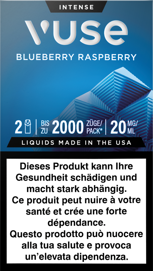Vuse Pod Blueberry Rasperry 20mg 2pods
