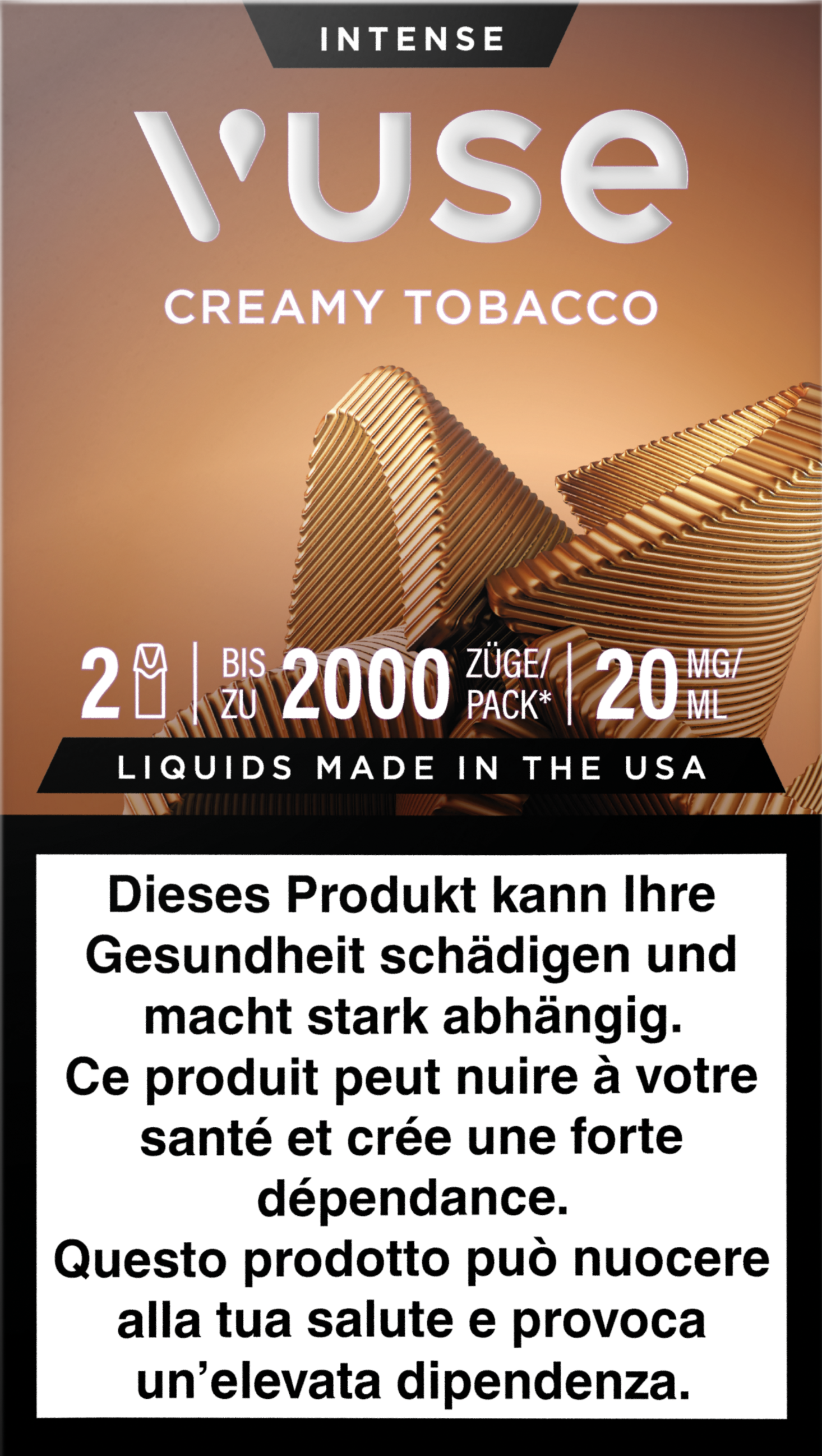 Vuse Pod Creamy Tobacco 20mg 2pods  k kiosk Tabakshop