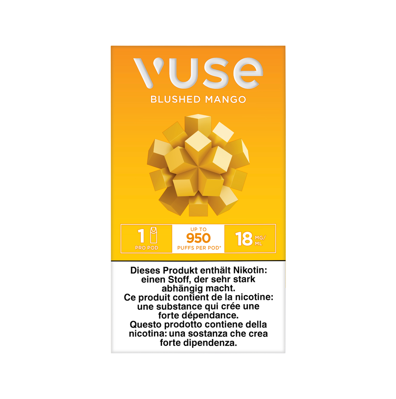 Vuse Pro Blushed Mango 18mg Single Vape