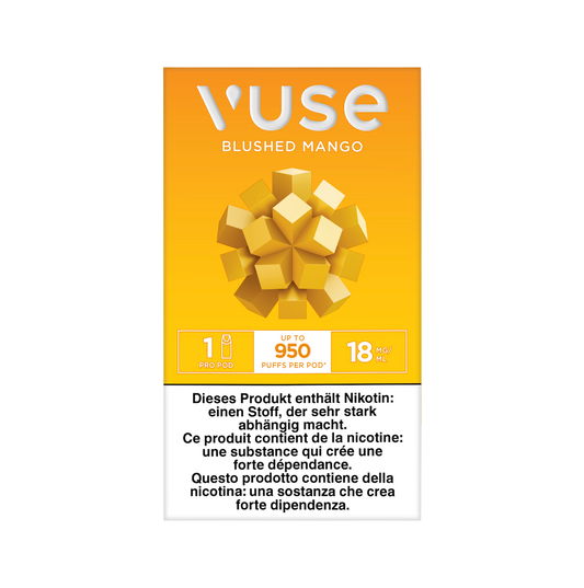 Vuse Pro Blushed Mango 18mg Single Vape