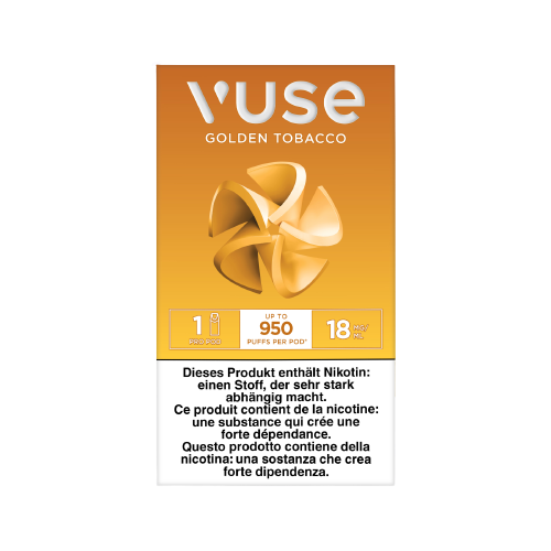 Vuse Pro Golden Tobacco 18mg Single Vape