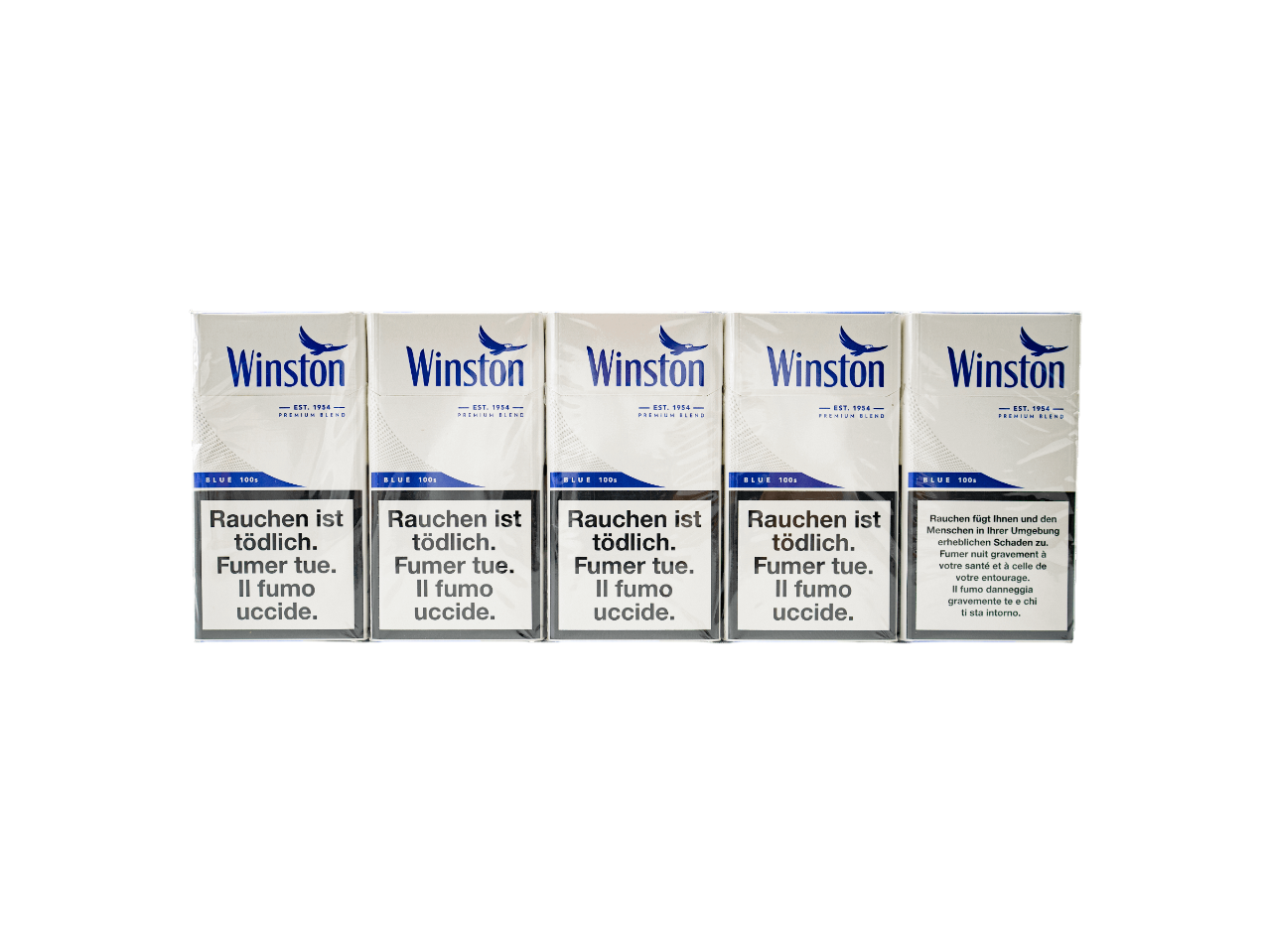 Winston Blue 100'S Box Zigarettenstange