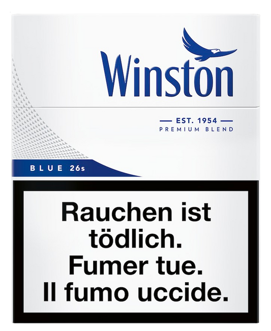 Winston Blue Big Pack 26 Cigarettes