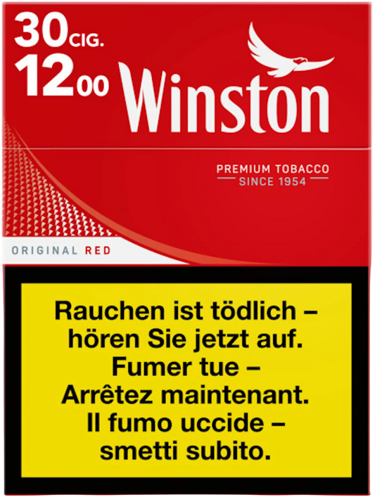 Winston Original Red Big Pack 30 Zigaretten