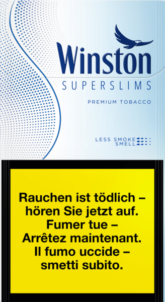 winston cigarettes slim Winston Superslims Blue Box – k kiosk Tabakshop
