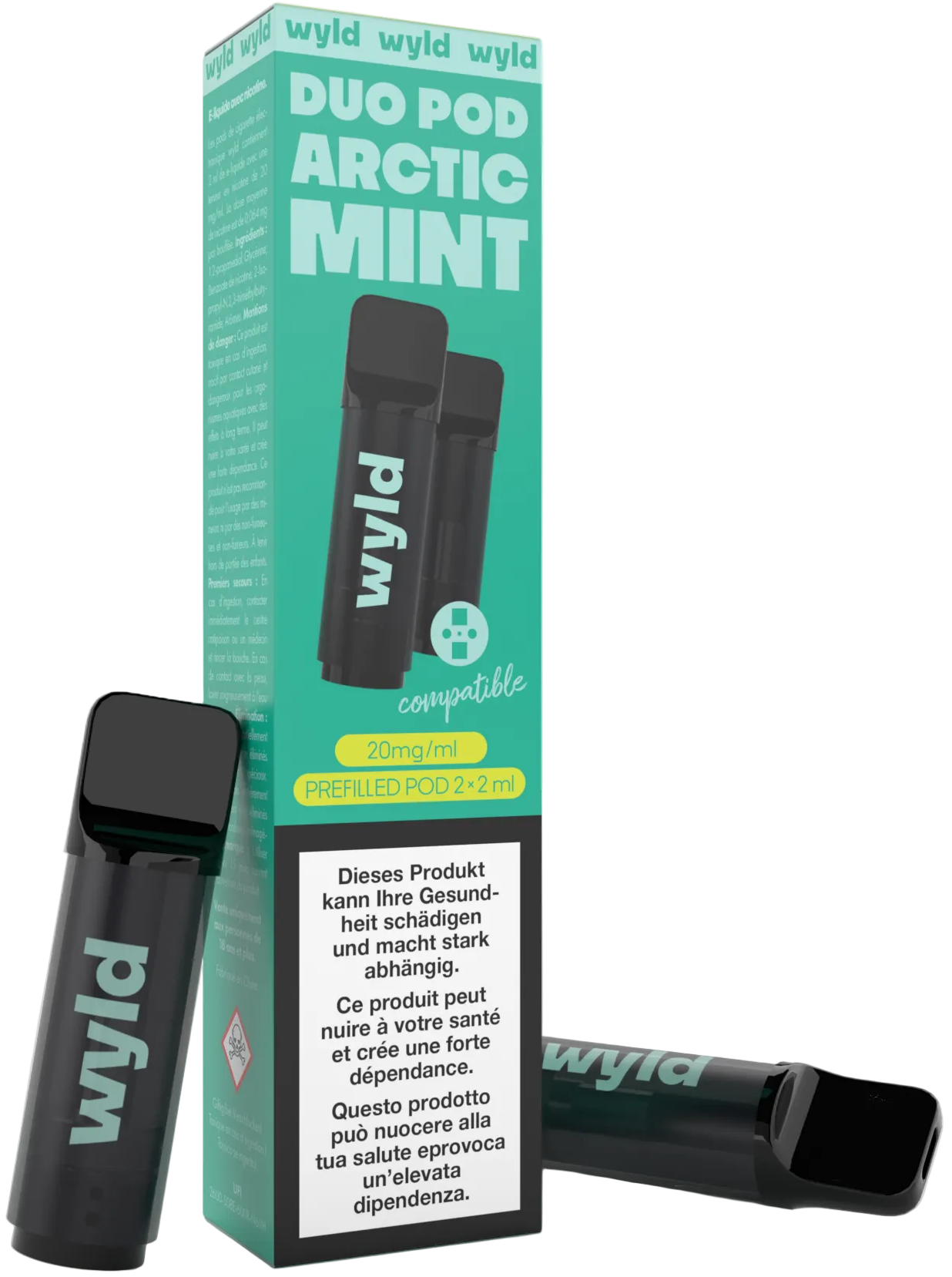 Wyld Arctic Mint 2pods 2ml E-Zigaretten