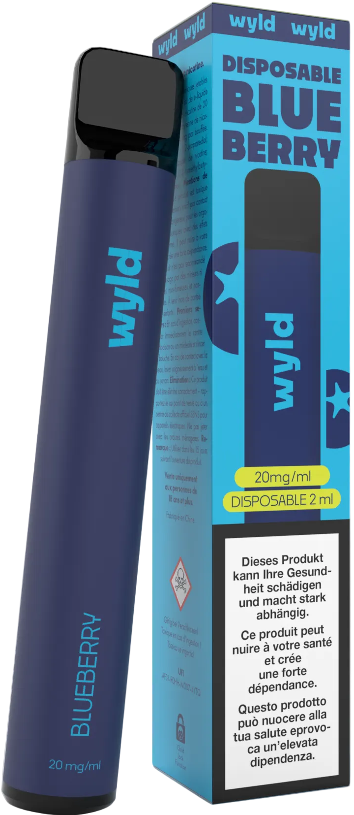 Wyld Blueberry 2ml Einweg-E-Zigaretten