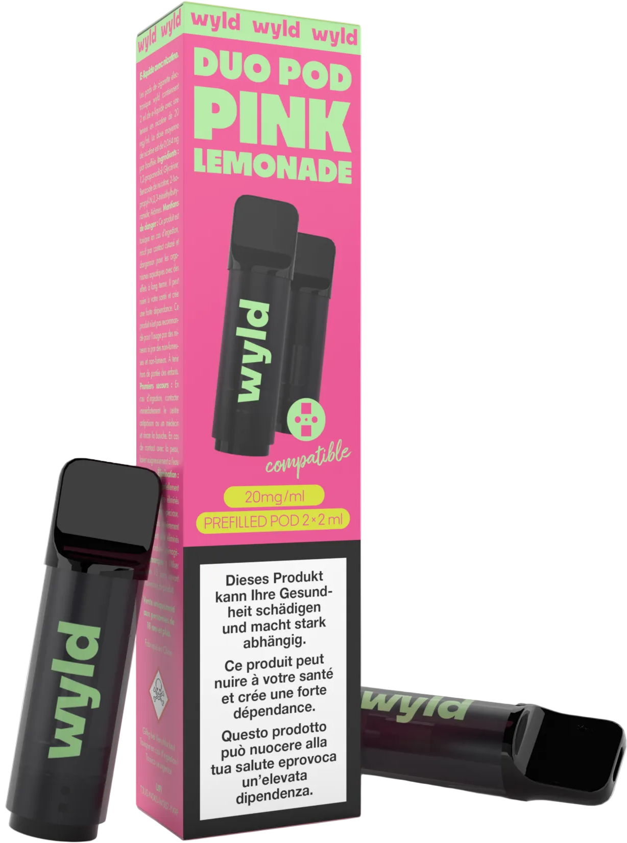 Wyld Pink Lemonade 2pods 2ml E-Zigaretten