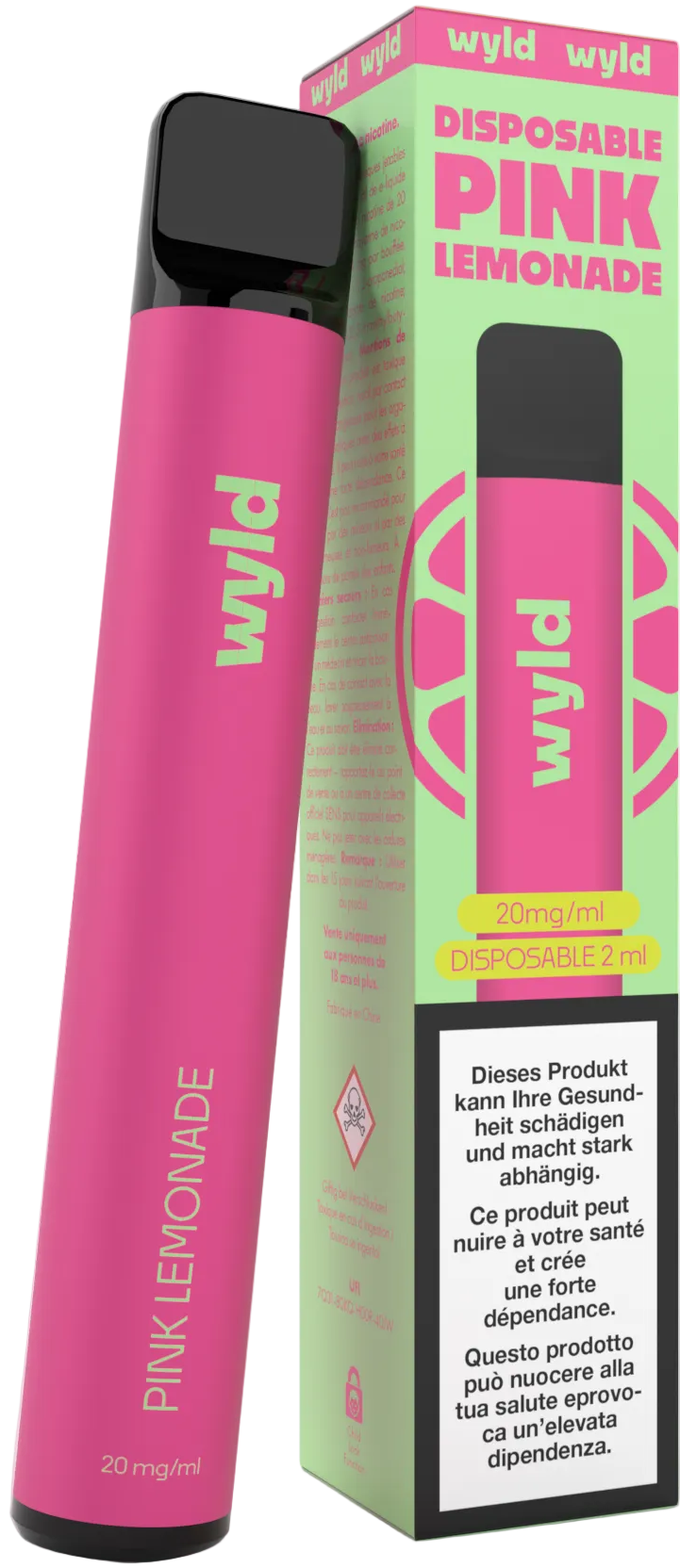 Wyld Pink Lemonade 2ml Einweg-E-Zigarette