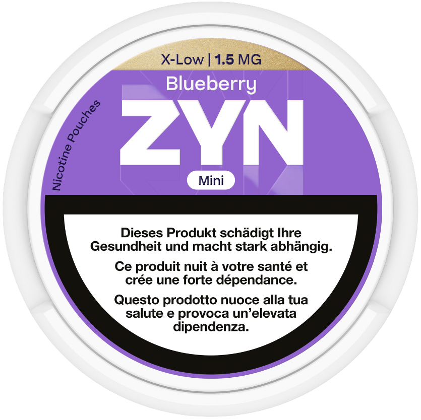 ZYN Mini Blueberry 1.5mg Nicotine Pouches