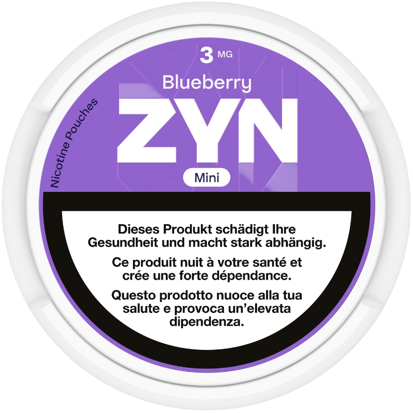 ZYN Mini Blueberry 3mg Nicotine Pouches
