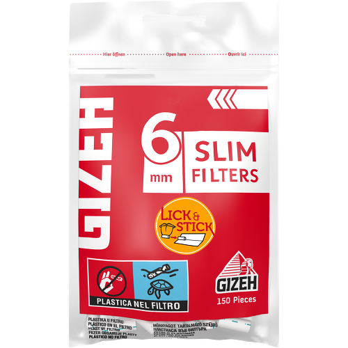 Zigarettenfilter Gizeh Slim