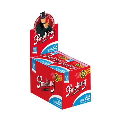 Zigarettenfilter Smoking Slim Blue 150 Karton