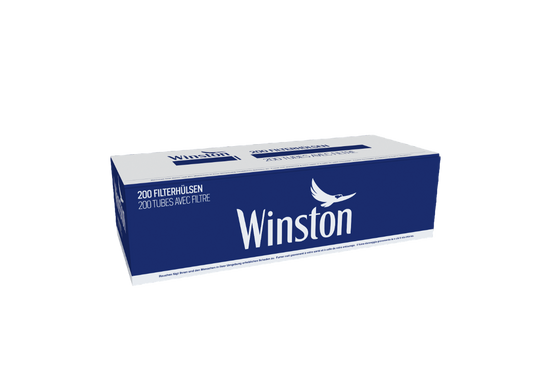 Zigarettenhülsen Winston Blue 200 Stück