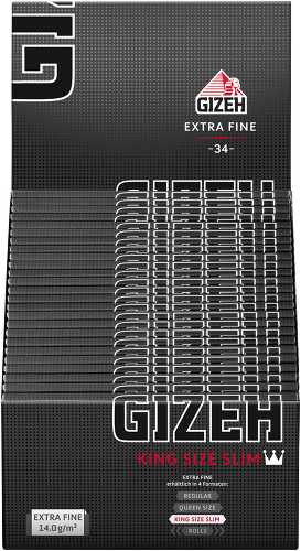 Zigarettenpapier Gizeh Black King Size Slim Karton