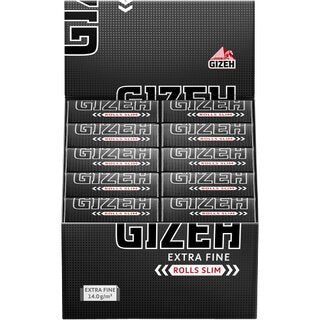 Zigarettenpapier Gizeh Black Rolls Slim Karton