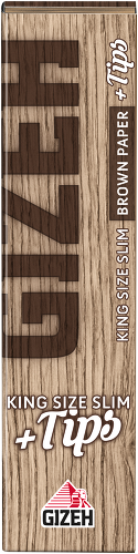 Zigarettenpapier Gizeh Brown King Size Slim+Tip