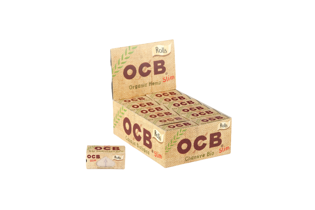 Zigarettenpapier OCB Bio Slim Rolls Organic Karton